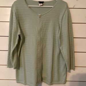 Ann Taylor Cardigan zip up